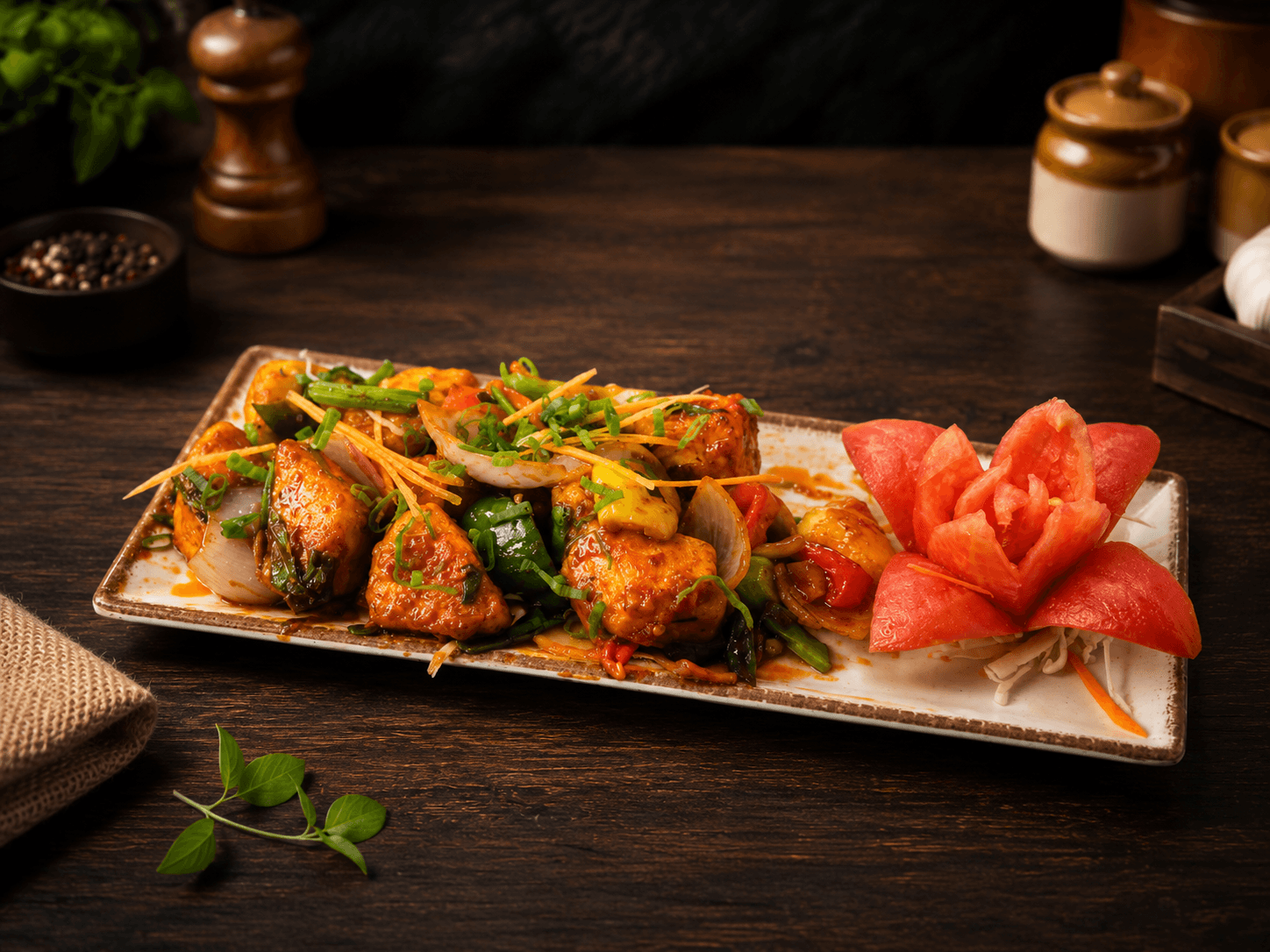 chilly paneer dry
